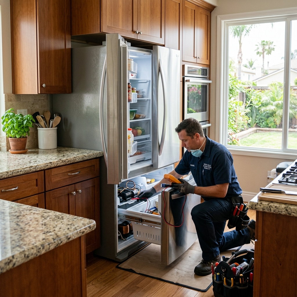 In-home kitchen appliance diagnostic service in a residential property in Panorama City, CA, San Fernando Valley